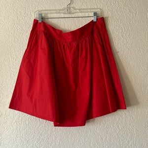 Banana Republic A-line Poppy Red Skirt w/Pockets